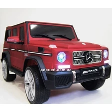 Детский электромобиль M 3567 EBLRM-3 Mercedes, мягкое сиденье, красный матовый